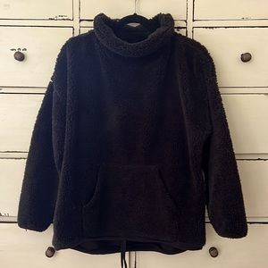 Carve Designs Roley Cowl Fleece Pullover XL